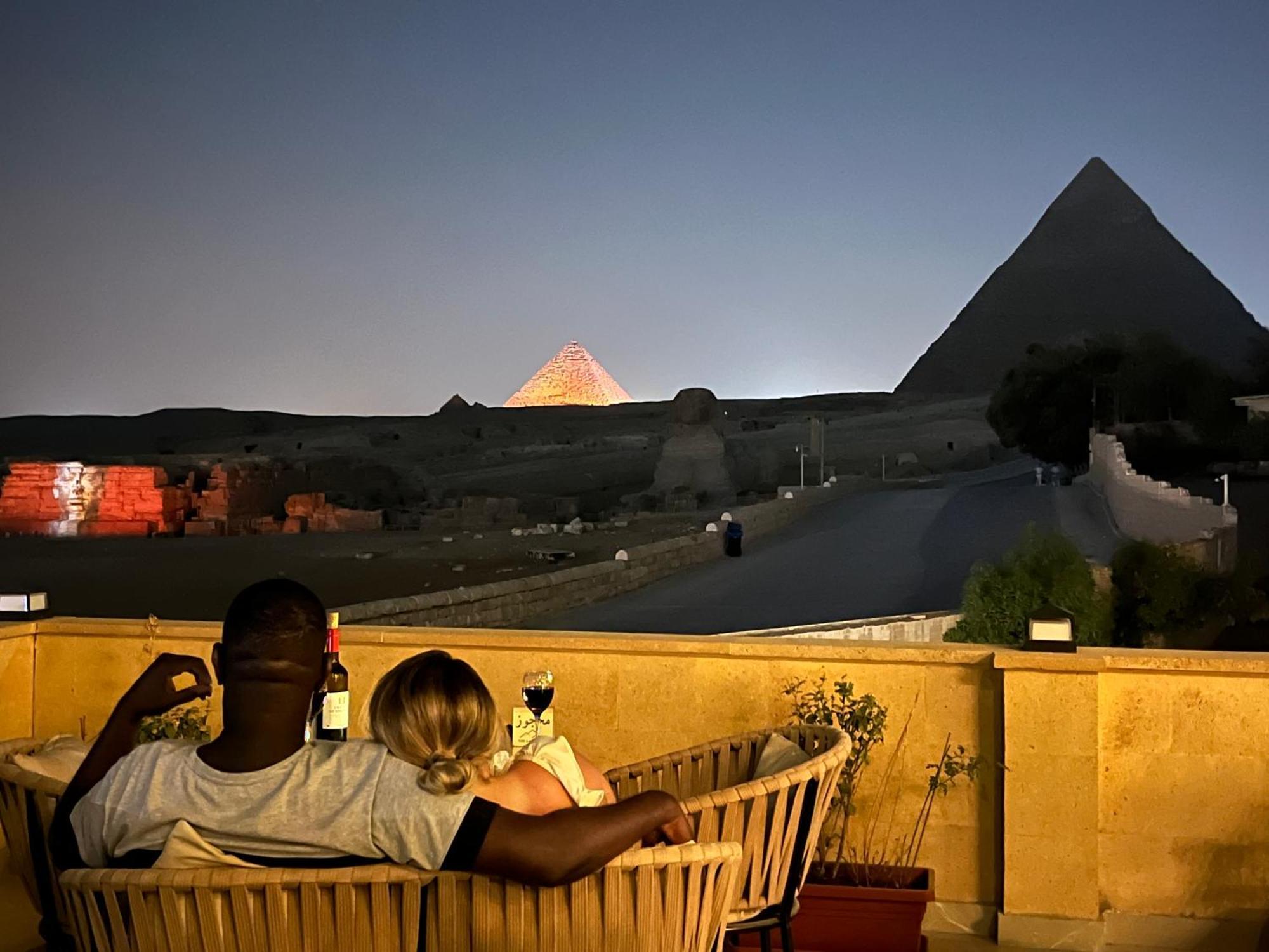 The Gate Hotel Front Pyramids & Sphinx View Kafret el-Gabal Eksteriør bilde
