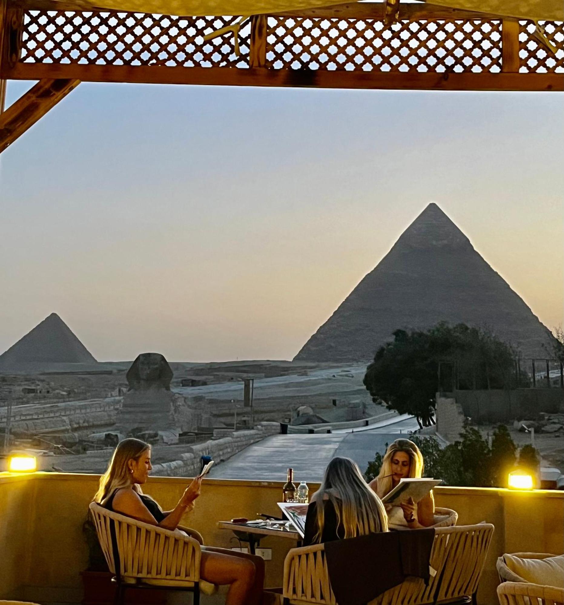 The Gate Hotel Front Pyramids & Sphinx View Kafret el-Gabal Eksteriør bilde