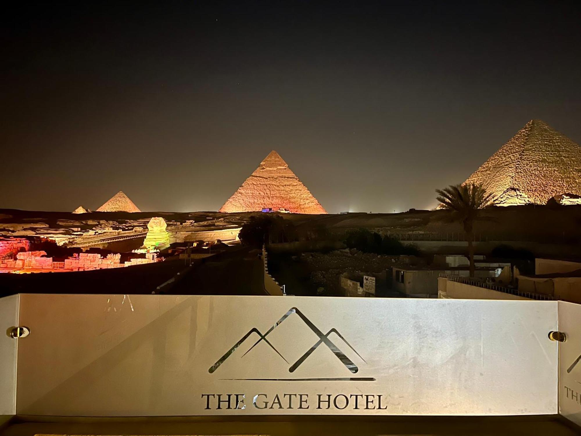 The Gate Hotel Front Pyramids & Sphinx View Kafret el-Gabal Eksteriør bilde