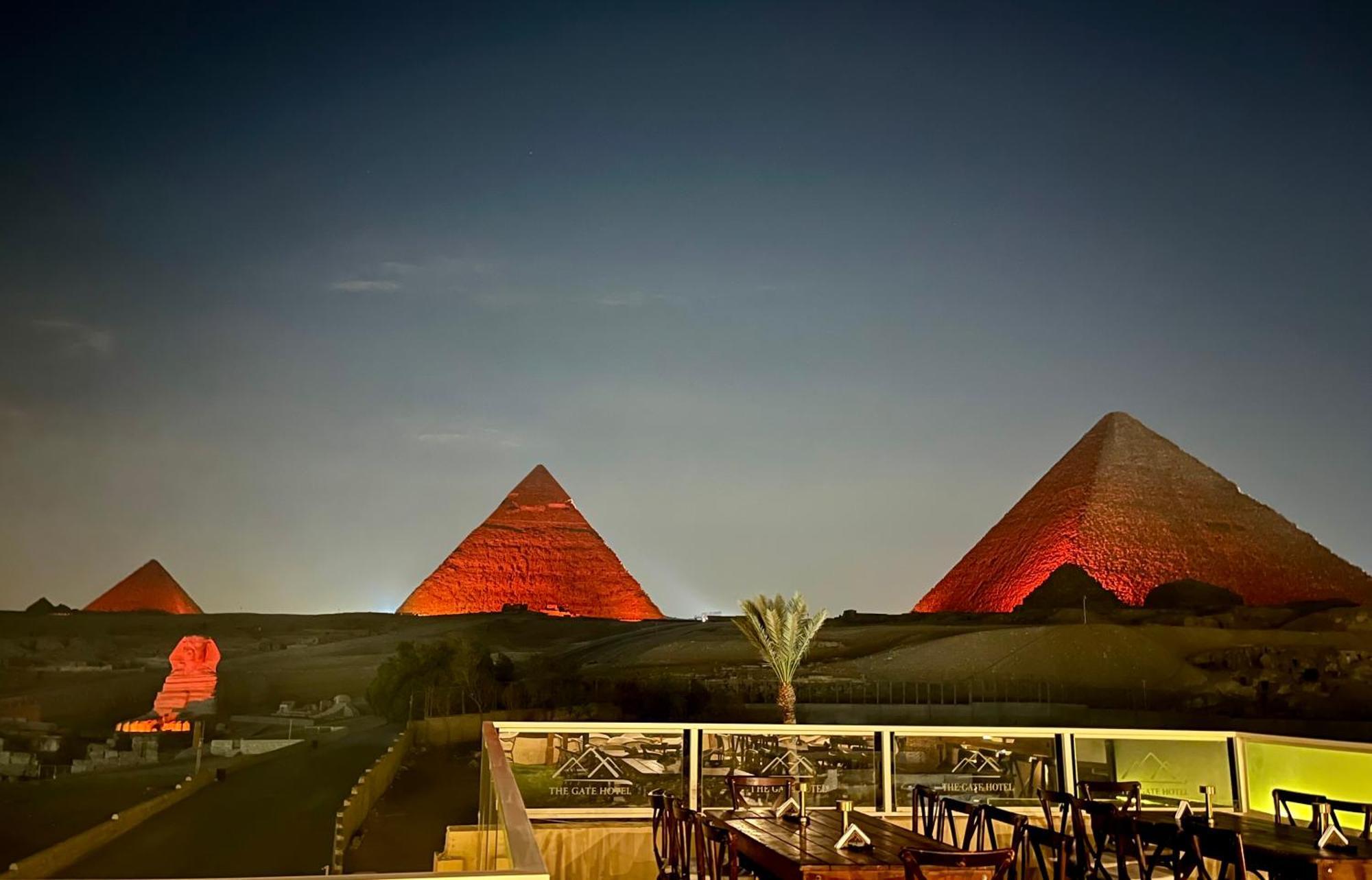 The Gate Hotel Front Pyramids & Sphinx View Kafret el-Gabal Eksteriør bilde